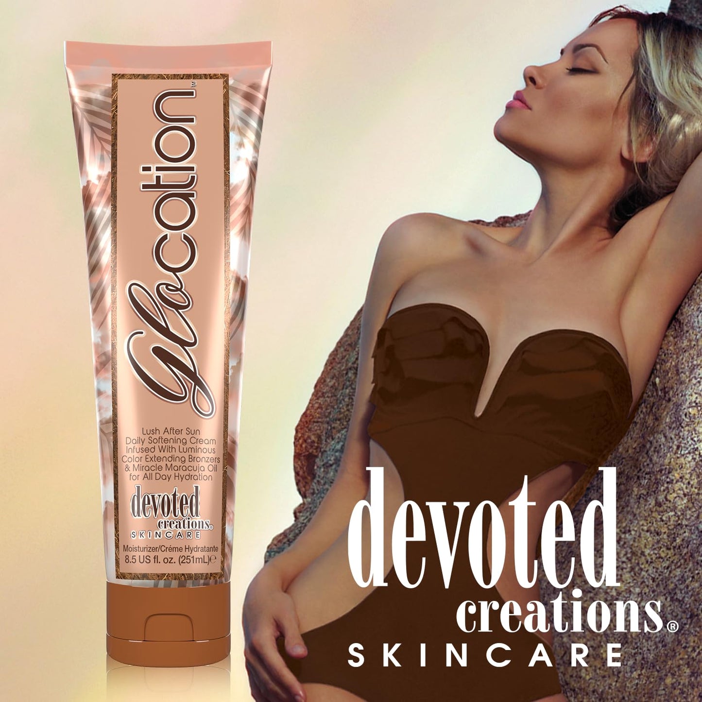 Devoted Creations Glocation - Lush After Sun Daily Softening Cream Moisturizer For All Day Hydration
