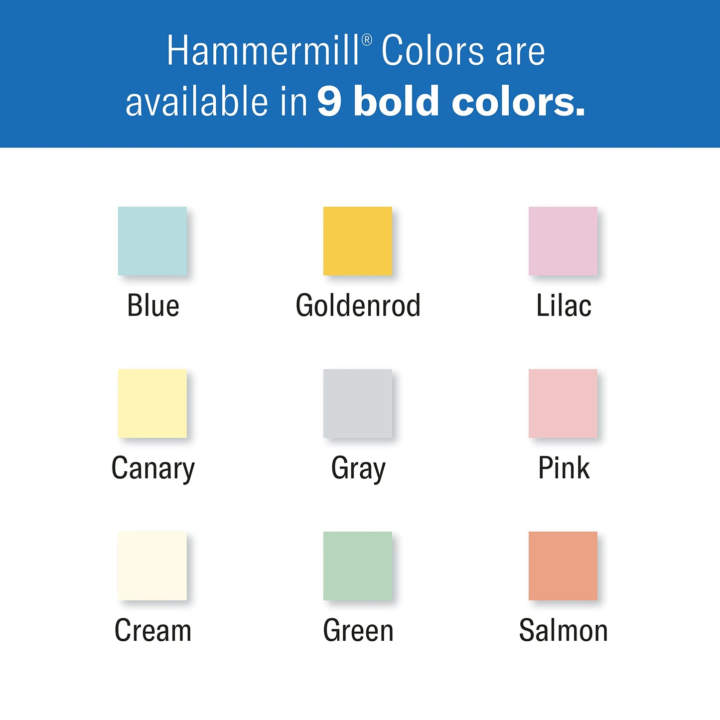 Hammermill Colored Paper, 20 lb Canary Printer Paper - Made in the USA, Pastel Paper, 103341R, 1 Ream | 500 Sheets