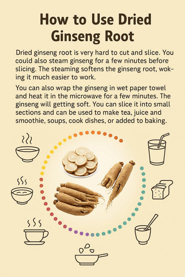 ENG American Ginseng Slices - Large Panax Ginseng Slices,4oz/Box Fresh Wisconsin Long Slice for Tea & Soup - Organic Ginseng Supplement for Men & Woman to Boost Immunity & Energy( Pack of 1 )