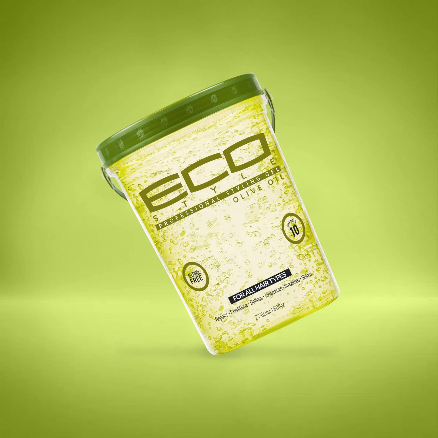 Eco Style Gel Olive Oil Styling Gel - Adds Shine and Tames Split Ends - Delivers Moisture to the Scalp - Nourishes And Repairs - Provides Weightless and Superior Hold - Ideal for all Hair - 80 oz