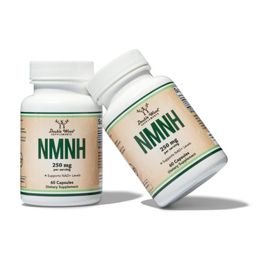 NMNH (NMN Supplement Alternative) (Dihydronicotinamide Mononucleotide) 250mg Per Serving, 60 Count (30 Servings) NAD Supplement to Boost NAD+ Levels As We Age (Non-GMO, Gluten Free) by Double Wood