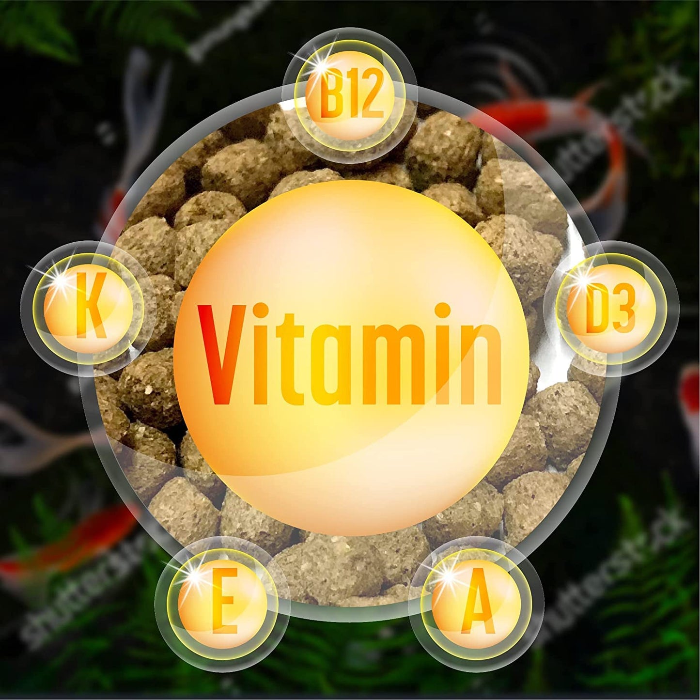 BIG Kahuna Koi Fish Food – Made in The USA - Koi Food Floating Pellets – 3/16" - 1/4" Pellet Size – 32% Protein Fish Food – Rich in Nutrients