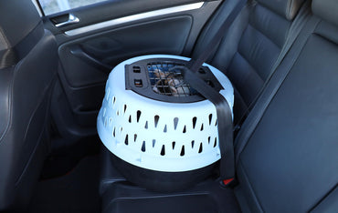 Petmate Get-A-Round Kennel for Cats, up to 20 Pounds, Blue, 19 Inches Wide