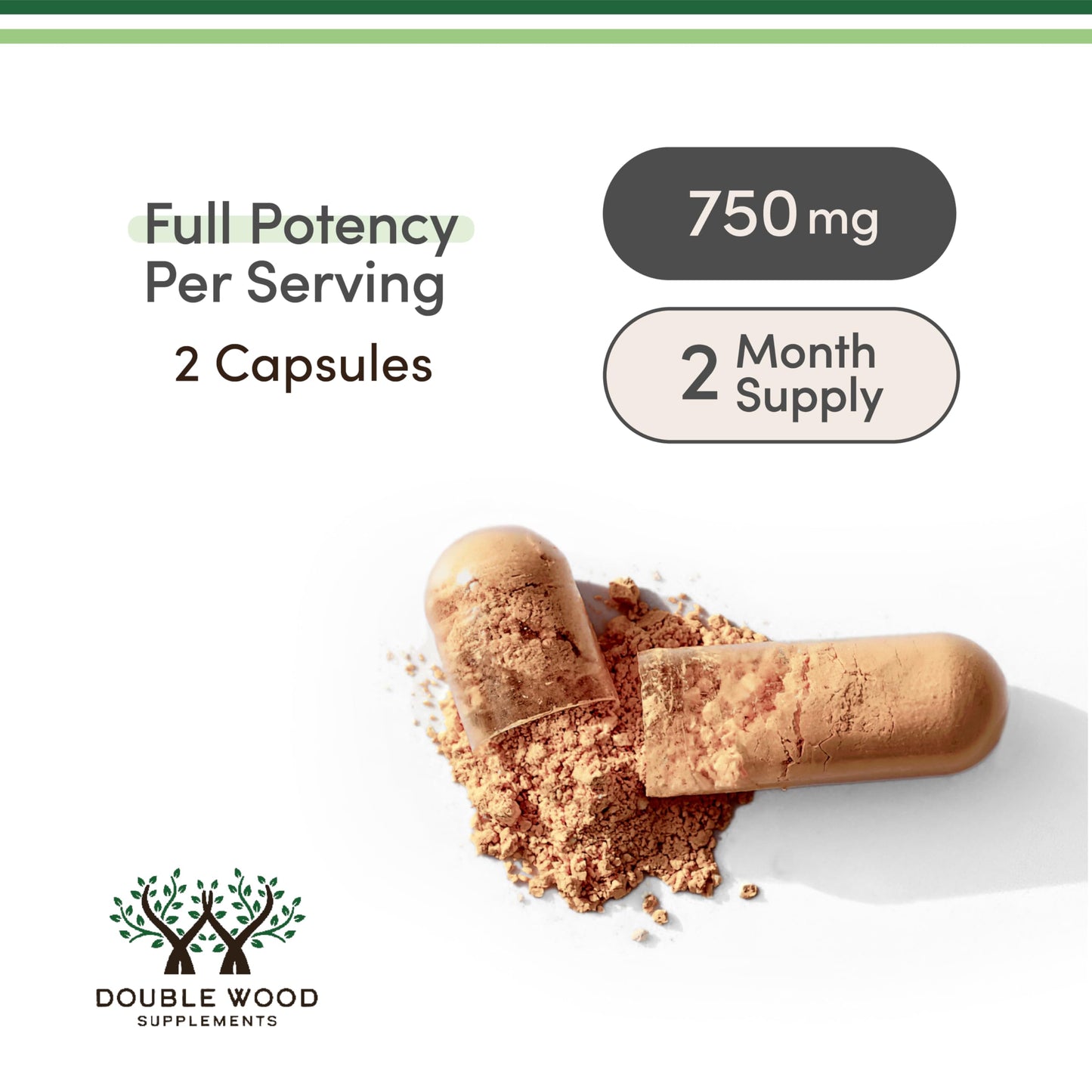 Resveratrol Supplement 500mg Per Serving, 120 Capsules (Resveratrol Polygonum Root Extract Providing 50% Trans Resveratrol) Healthy Aging Support by Double Wood