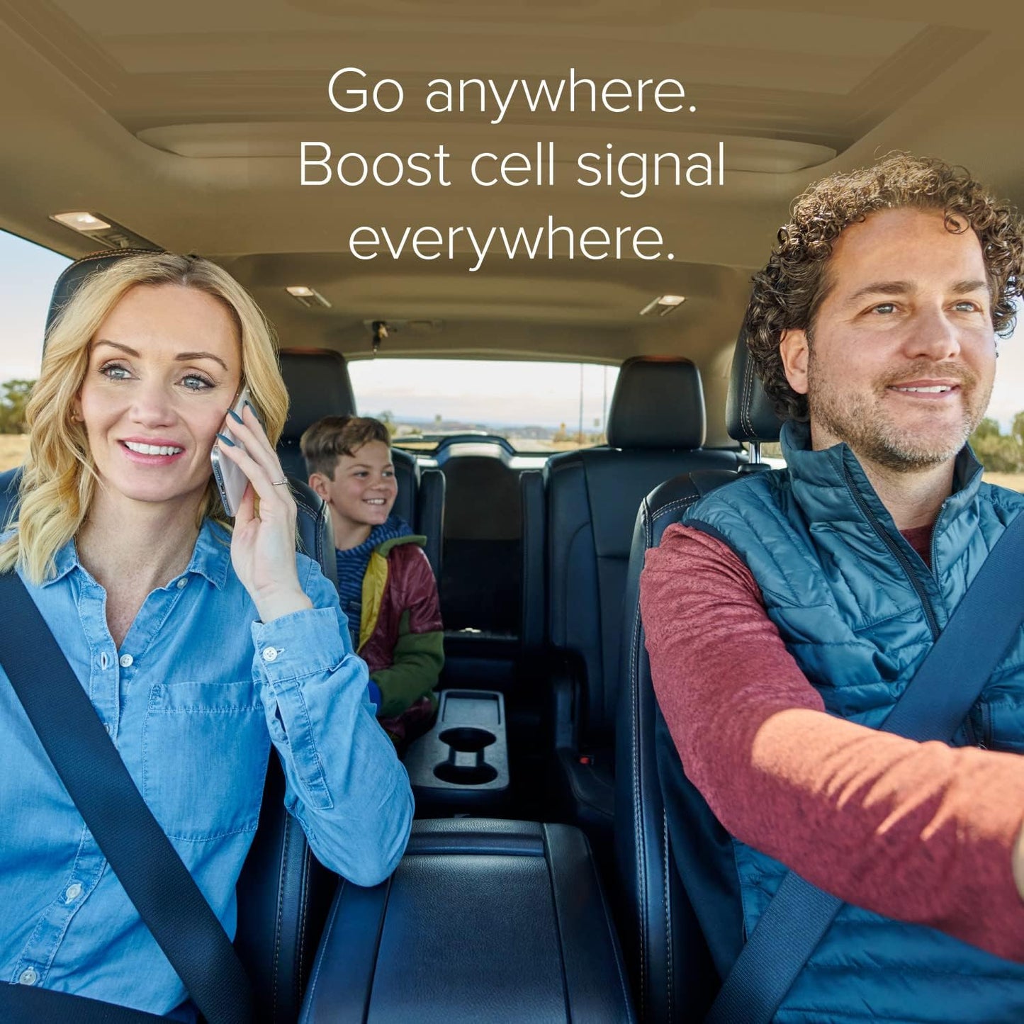 weBoost Drive Reach - Vehicle Cell Phone Signal Booster | 5G & 4G LTE | Magnetic Roof Antenna | Boosts All U.S. Carriers - Verizon, AT&T, T-Mobile | Made in the U.S. | FCC Approved (model 470154)
