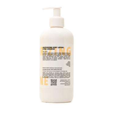 OH SO GOOD ORGANICS Organic Hemp Moisturizing Body Lotion, Body Lotion for Extremely Dry Skin, Hemp Lotion for Women and Men, Hemp Cream for Hands and Body, Citrus Sunshine Scent, 16 fl oz.