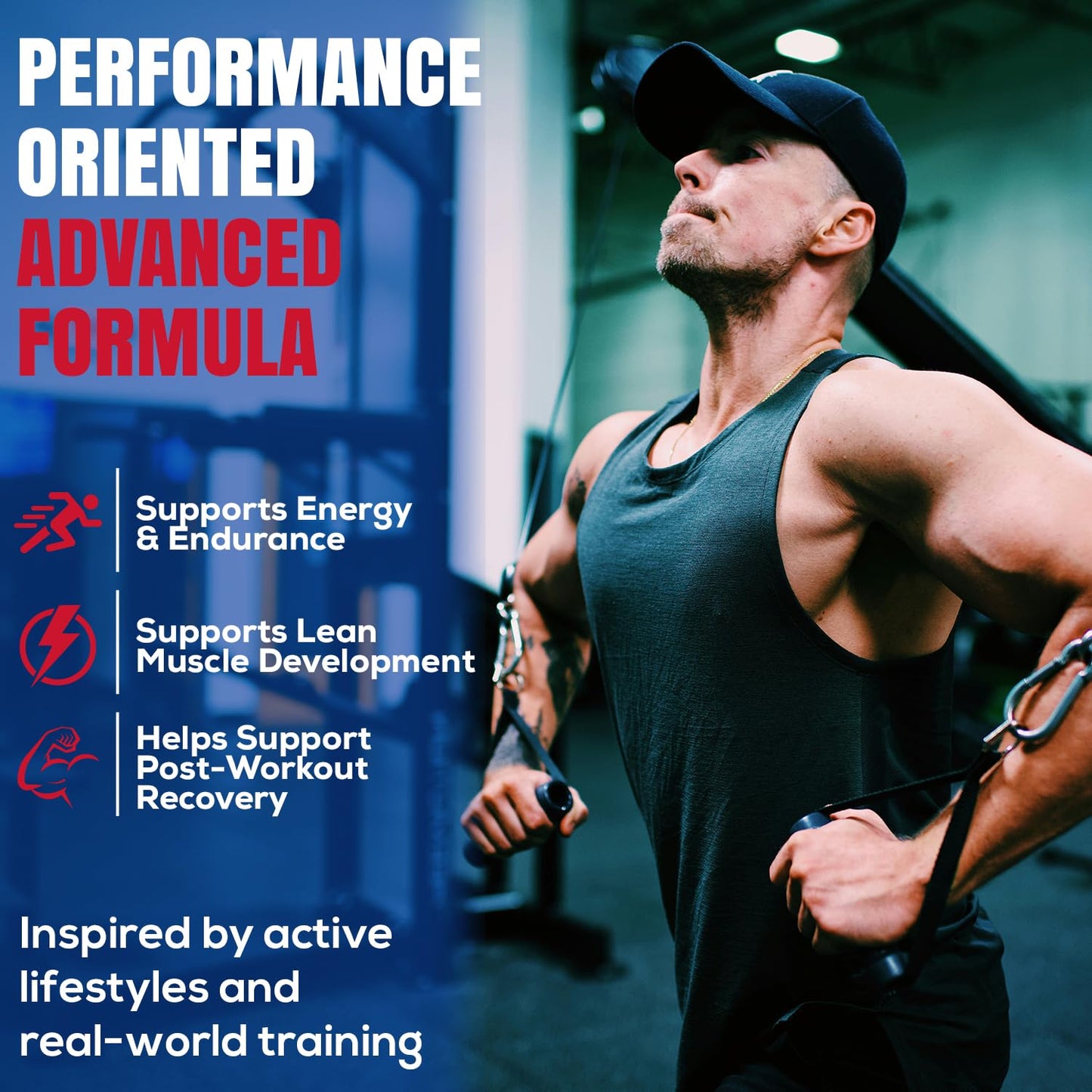 Testosterone Booster for Men over 50, Max Male Test Enhancing Pill, Libido Muscle Growth Super Workout Energy Supplement, Tongkat Ali, Tribulus, Maca Root, Horny Goat Weed, DHEA, Boron 90 Capsules