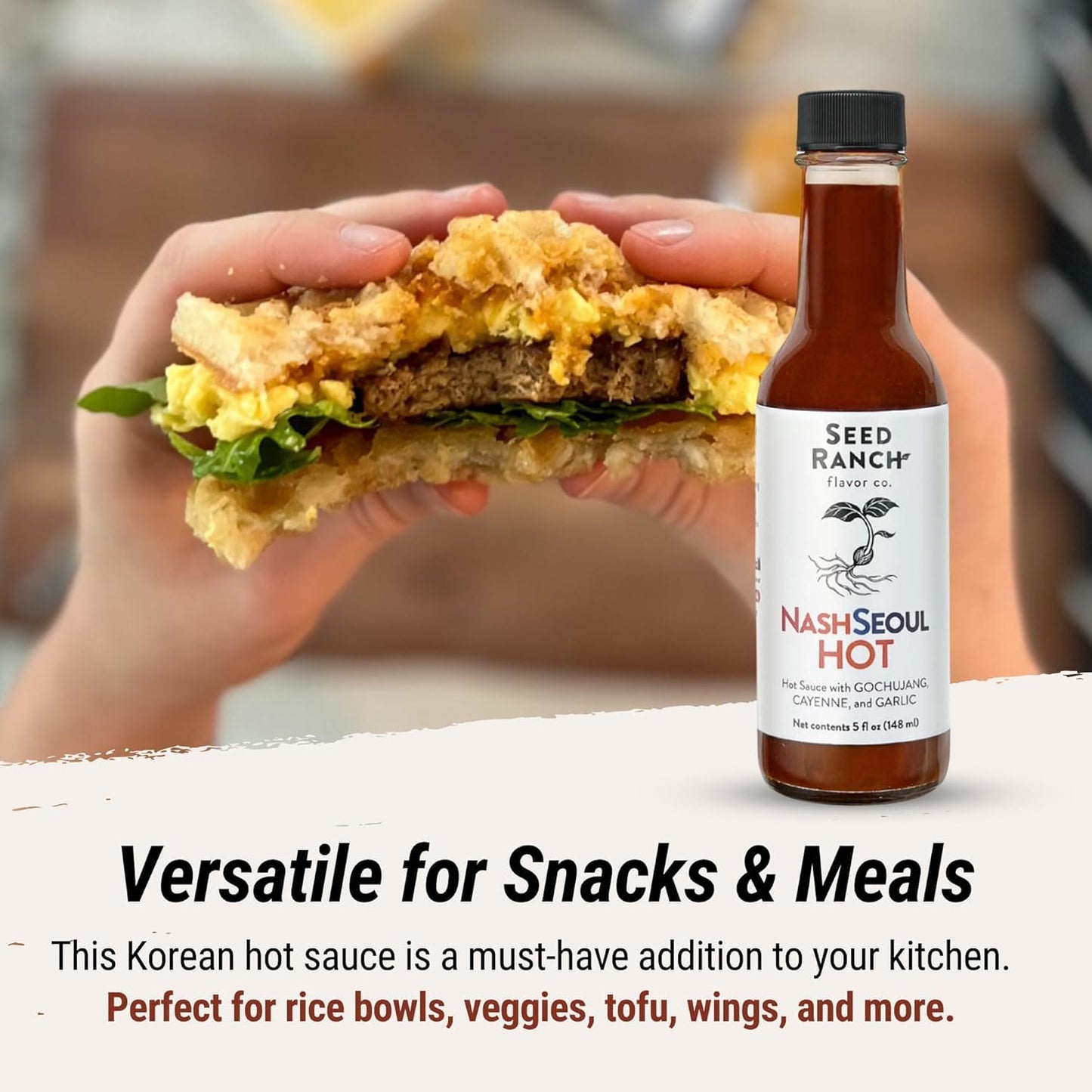 Seed Ranch Elite Heat Hot Sauce Collection, Variety Pack of 4, Medium to Spicy Bundle Gift Set, Small-Batch Organic Gourmet Sauces with Premium Ingredients, Vegan, Non-GMO, Gluten-Free