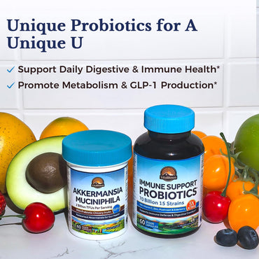 Vitalitown Probiotics 70 Billion CFU, Immune Support Probiotics Supplement, 15 Clinical-Strength Strains, with Vitamin C, Zinc, Elderberry & Echinacea, Digestive Health, 60 Vegan Capsules, Non-GMO