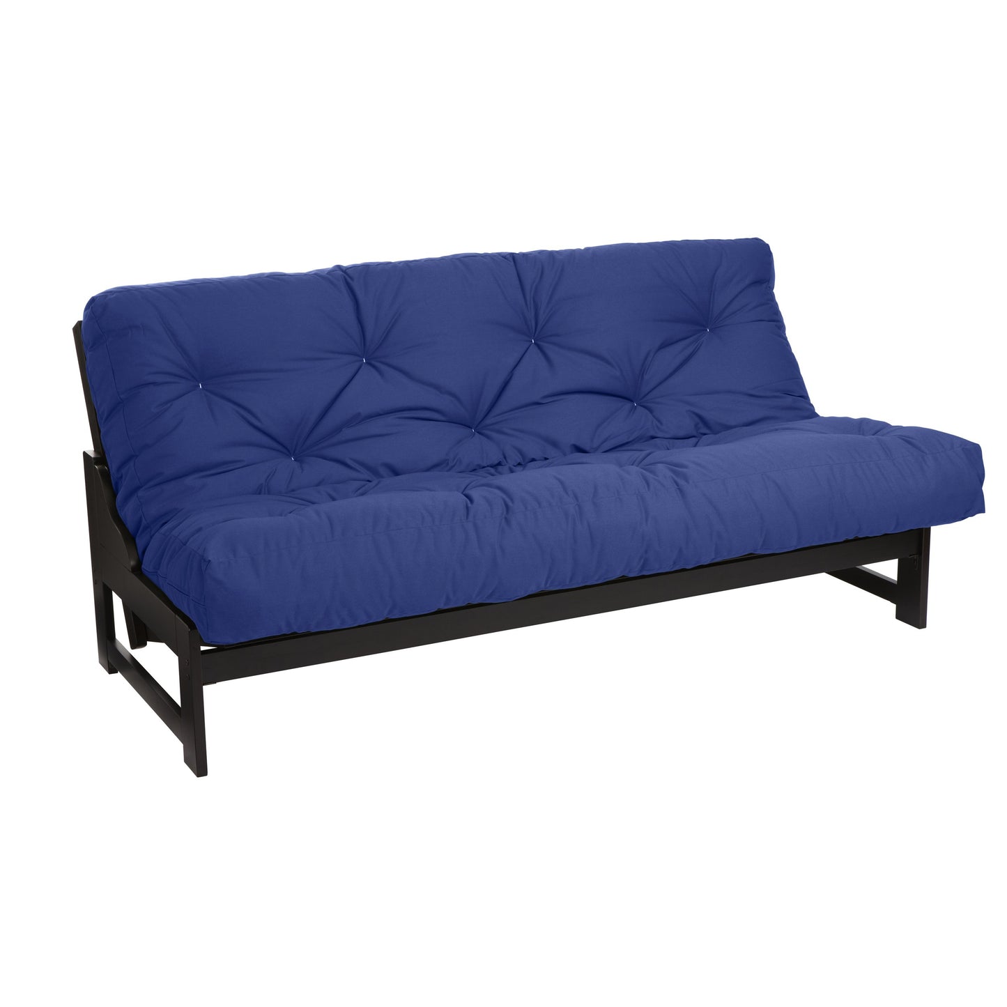 Mozaic Full Size 8-inch Cotton Twill Gel Memory Foam Futon Mattress, Blue