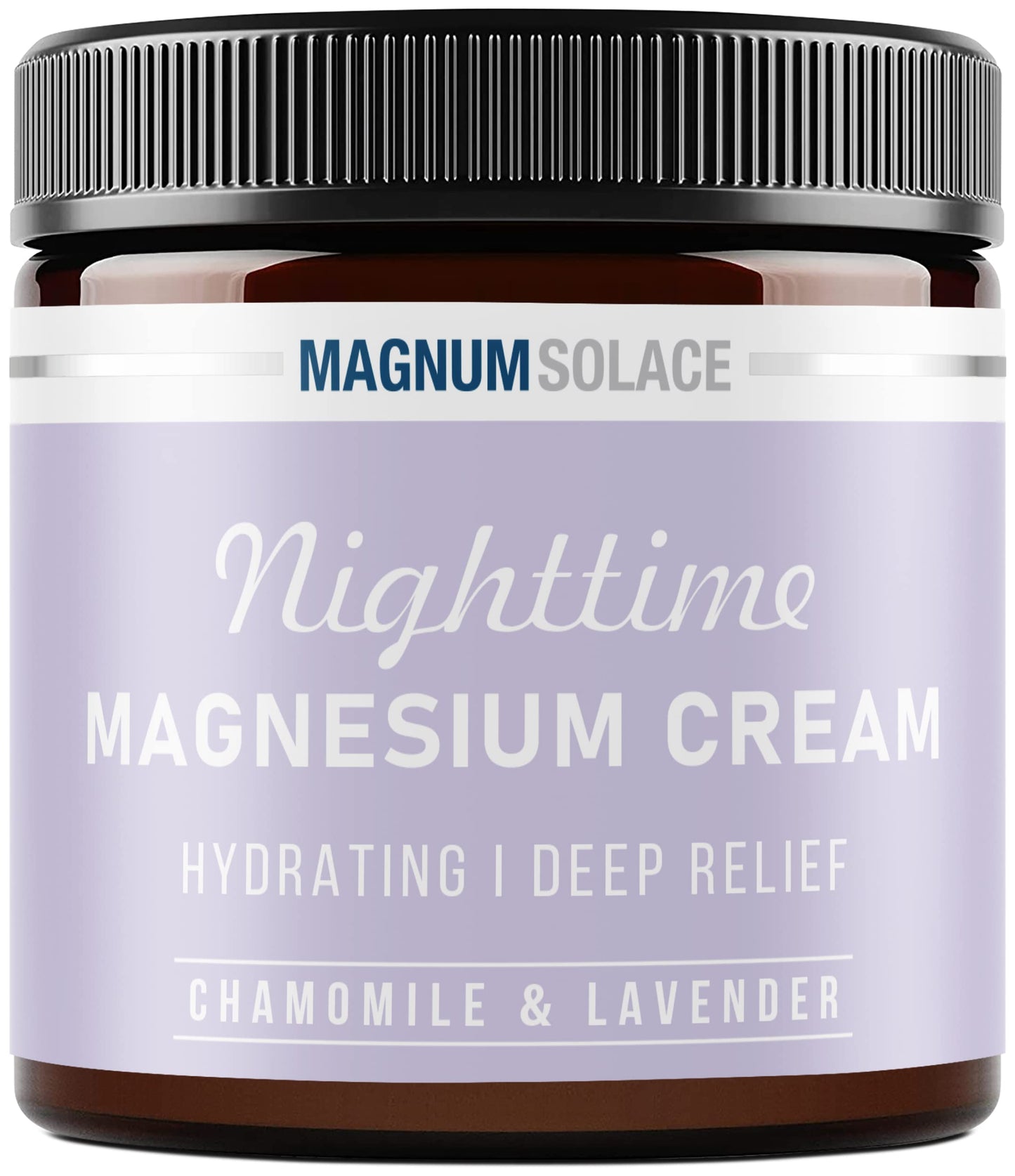 Magnesium Lotion – Nighttime Magnesium Cream – Apply to Legs, Arms or Chest - Topical Magnesium Chloride – USA Made and Safe for Kids (Chamomile Lavender)