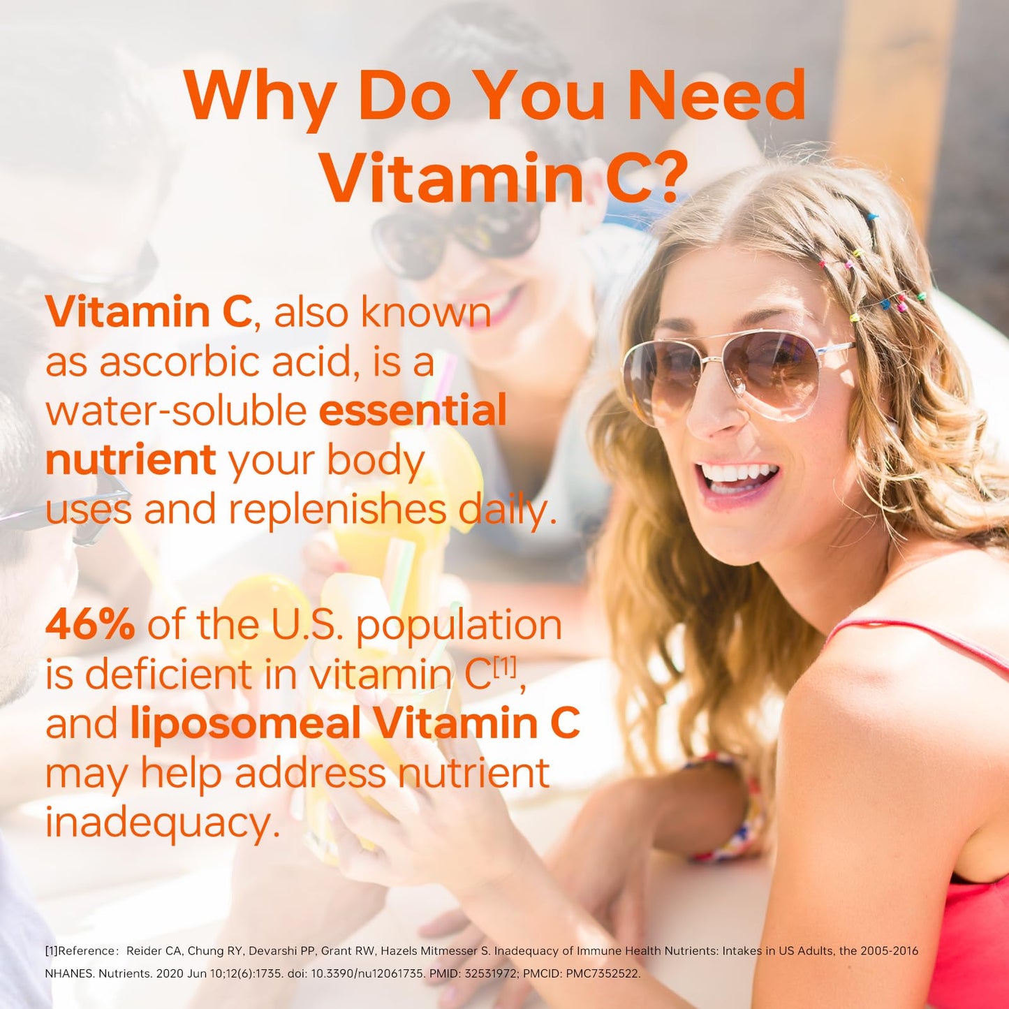 HUJ Vitamin C 500mg, Immune and Antioxidant Support, 60 Capsules