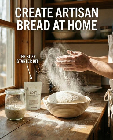 Sourdough Starter Culture – Dehydrated Wild Dry Yeast for Baking Homemade Artisan Bread – Organic, Non-GMO, Fresh, Long-Lasting & Beginner-Friendly (5 Grams)