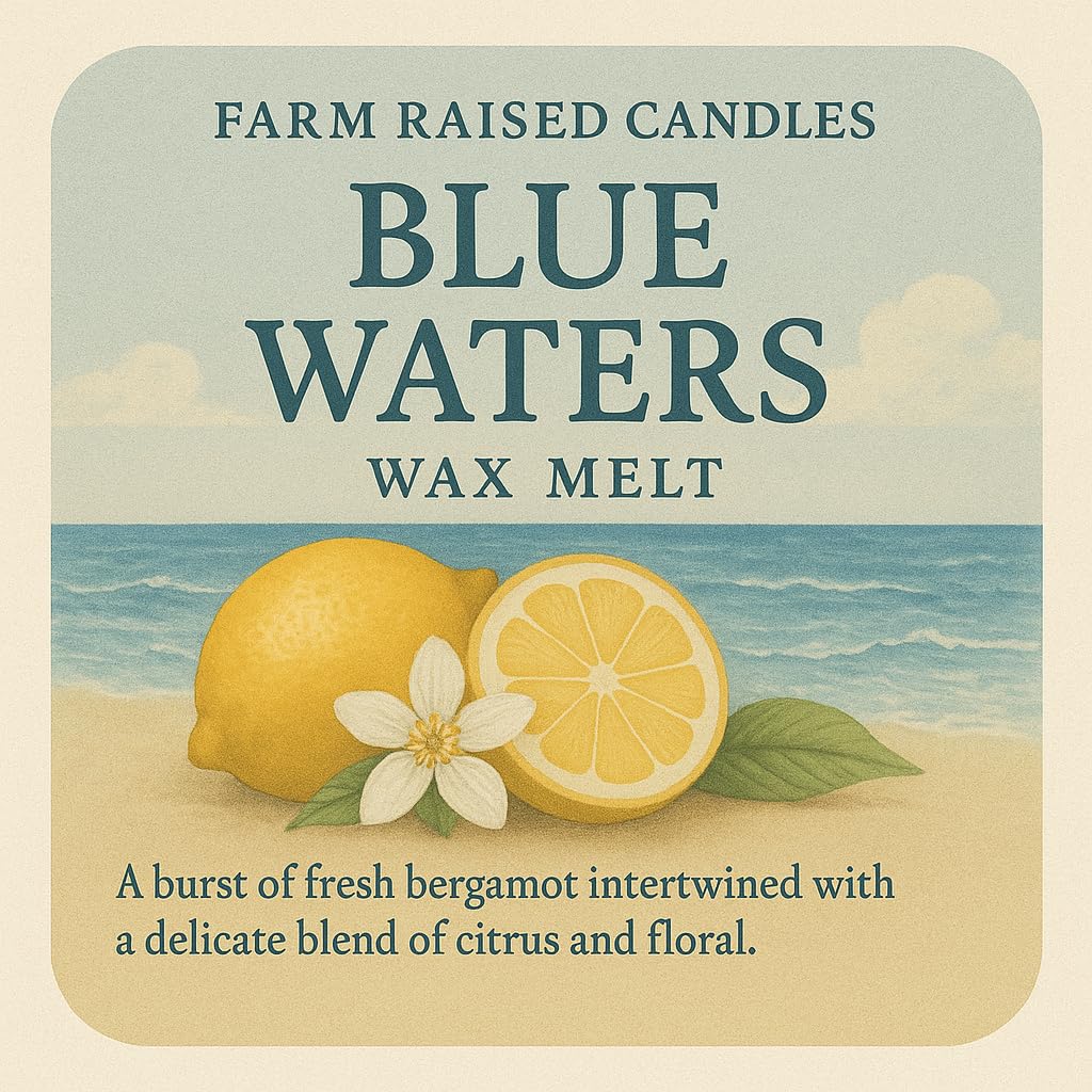 Spring Soy Wax Melts - Made in America - Designer Variety 5 Pack - 16 Ounces - Lakeside, Vanilla Woods, Driftwood, Blue Waters, Wine Cellar - Hand Poured, Pet Safe, Phthalate-Free, USA Made