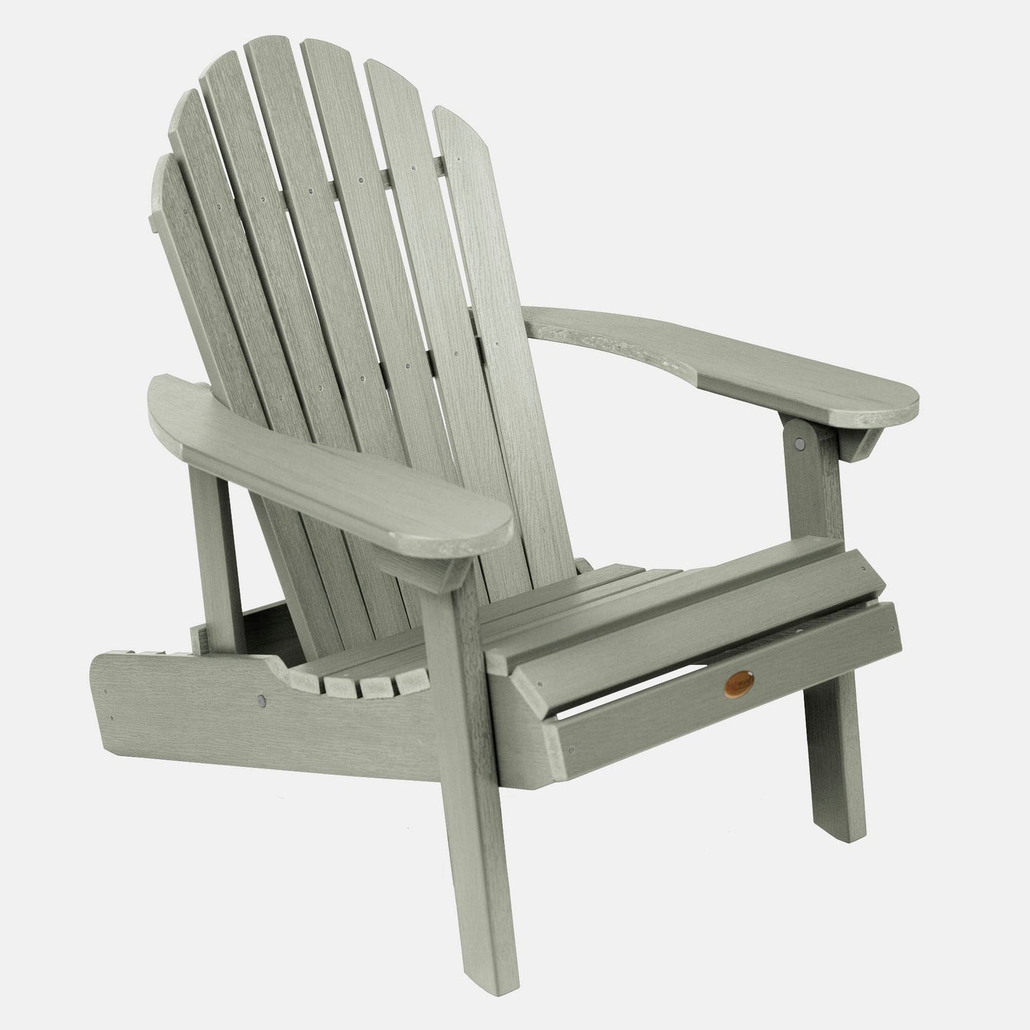 highwood Hamilton Made in The USA Folding and Reclining Adirondack Chair, Adult, Eucalyptus