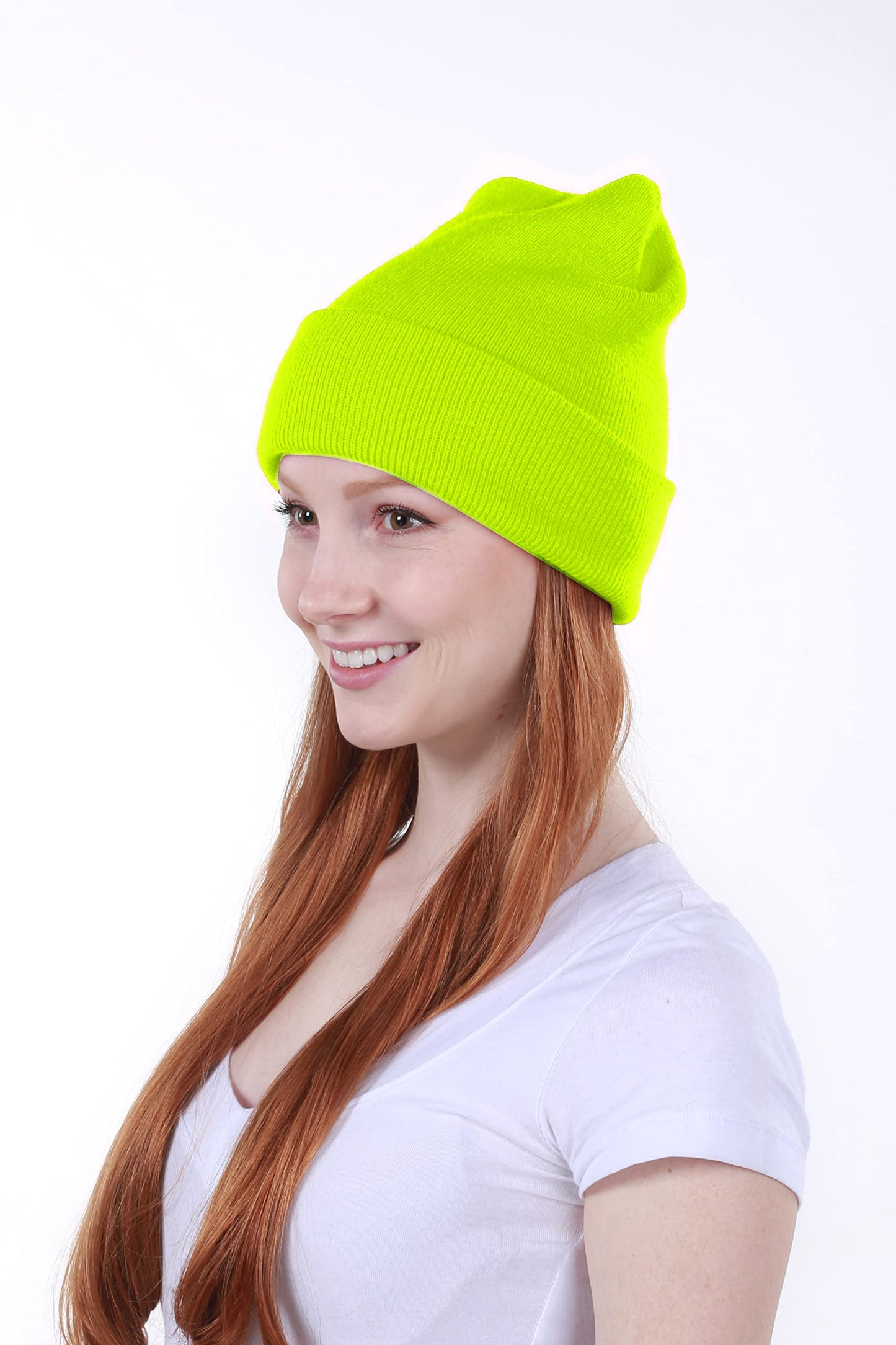 KBETHOS Made in USA Classic Men's Women's Cuffed Folded Acrylic Knit Beanie