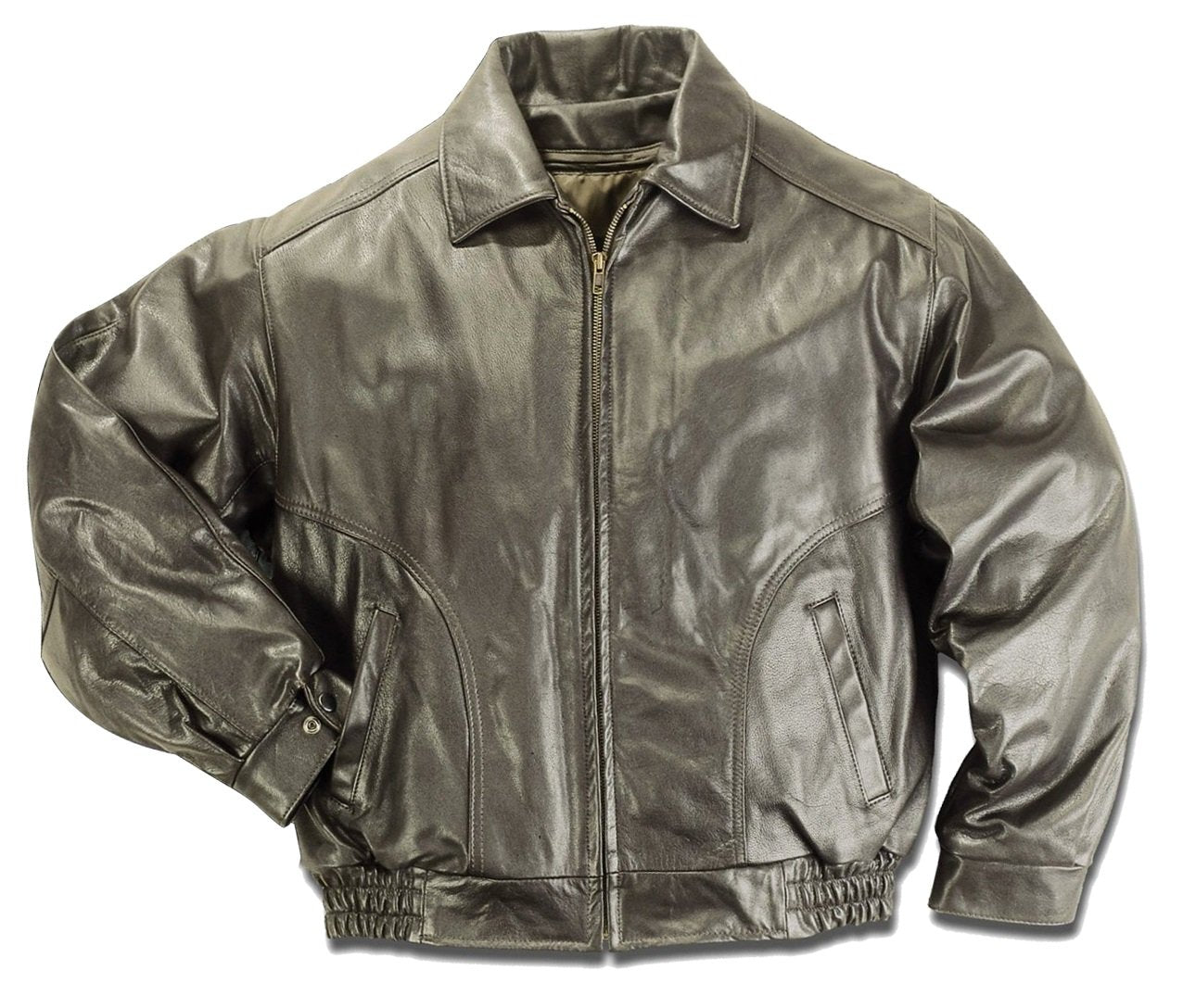 Reed Men's All American Bomber Leather Jacket Union Made in USA