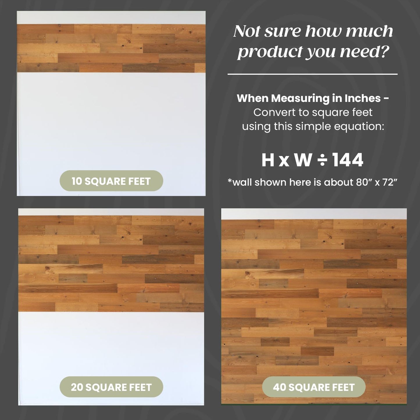 Timberchic 100% Wood Wall Planks - Made in USA - Peel-and-Stick Panels for Interior Decor - DIY Adhesive Wall Panels, Golden Oak (3" x 10 Sq Ft)