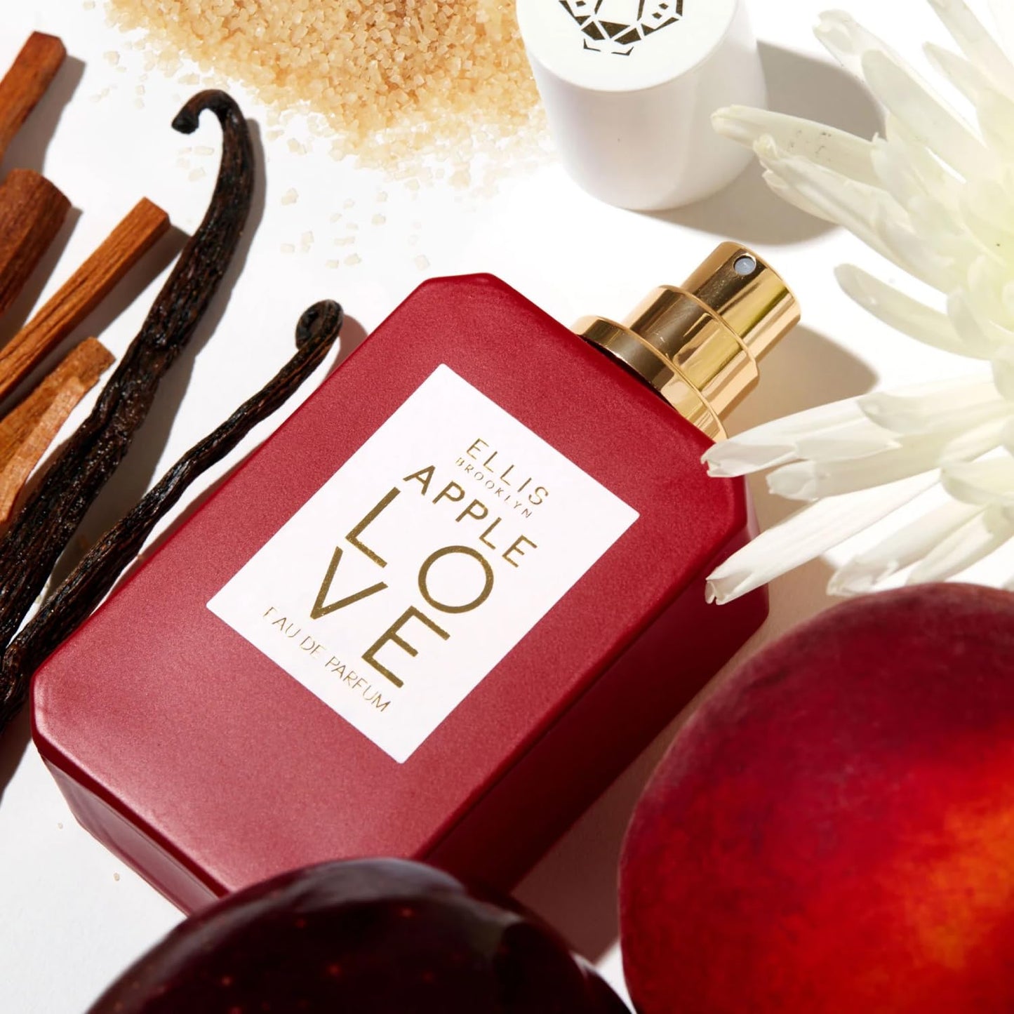 Ellis Brooklyn APPLE LOVE Eau De Parfum - Gourmand Perfume For Women with Red Apple, Plum Blossom, & Sandalwood, Vegan Perfume Made In The USA