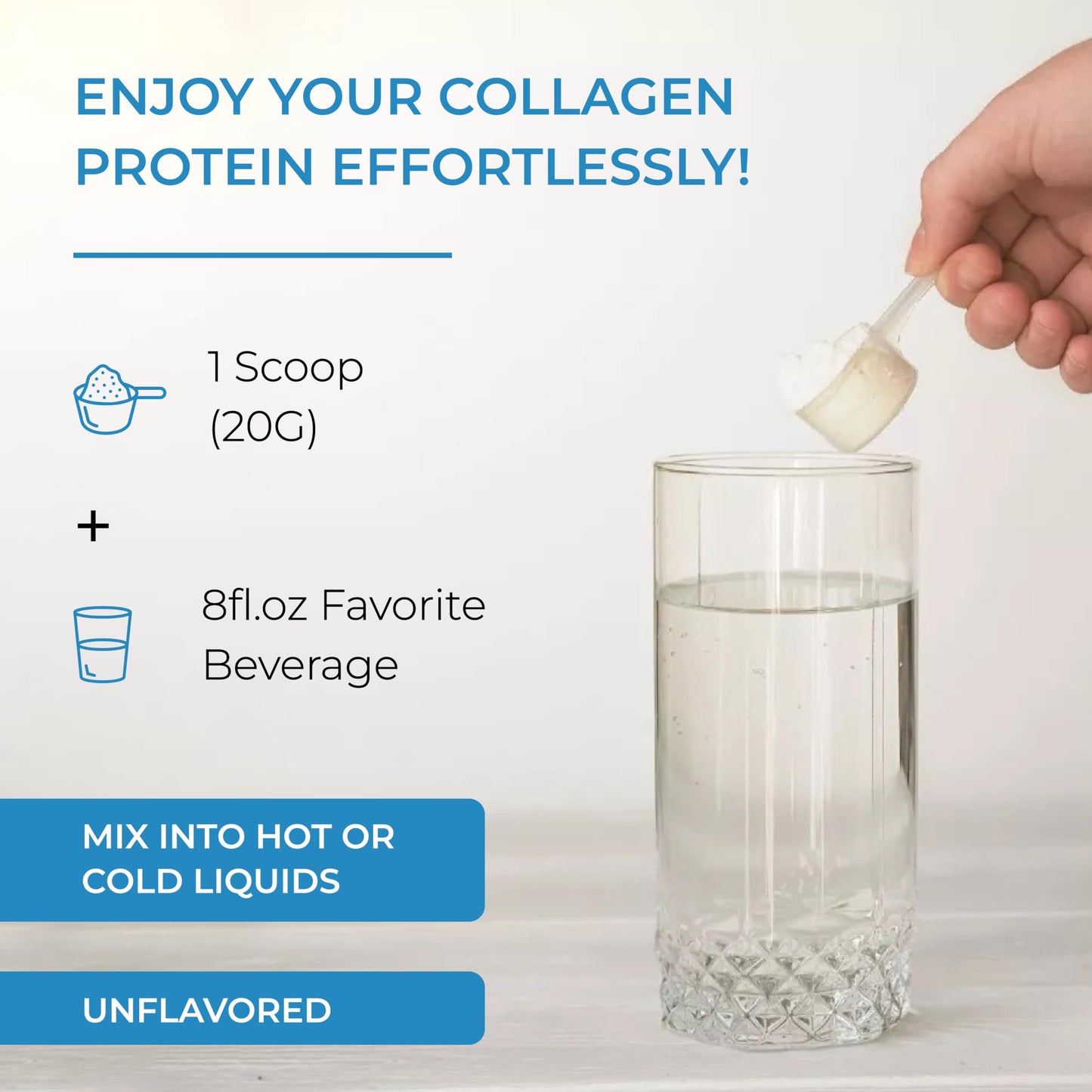 Sandhu's Collagen Peptides Powder|1 lb, 22 Servings Unflavored| Grass-Fed Hydrolyzed Bovine Collagen |Made in USA| Supports Youthful Skin, Hair, Nails, Mobility, Flexibility, Joint & Bone Health