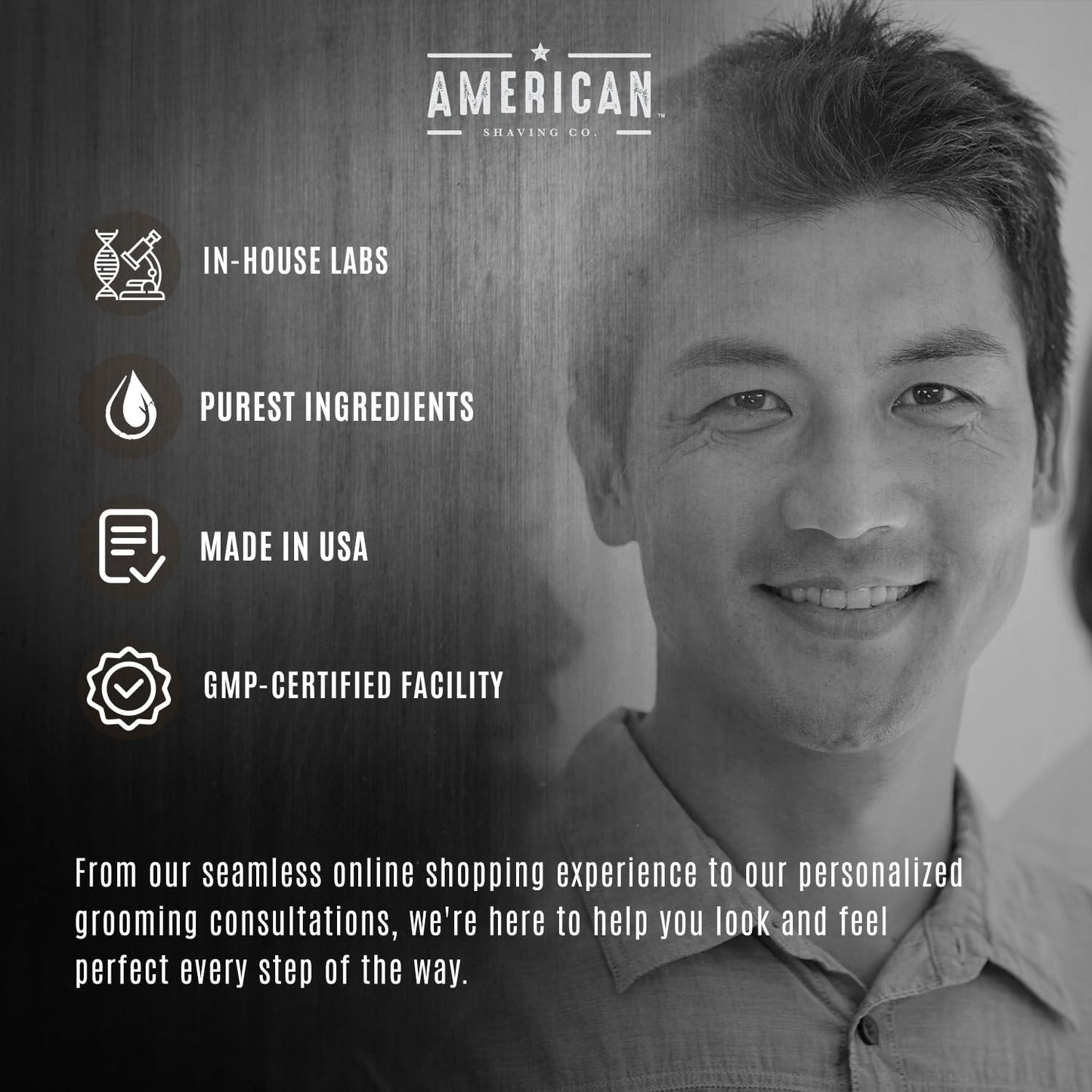 American Shaving Co. Maple Shaving Cream For Men 8 Oz, Made in USA, Easy Application, Quality Potent Ingredients, Non-GMO, GMP Certified, Cruelty-Free Products