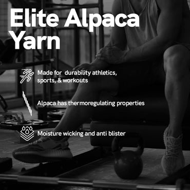 Pure Athlete Alpaca Wool Socks - Made in the USA, Alpaca and Merino Wool Blend