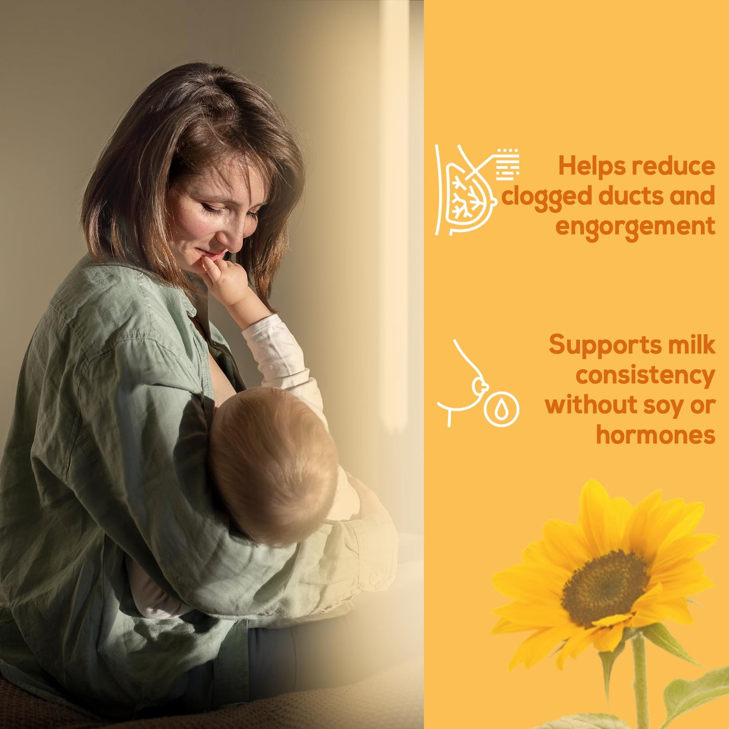 HARMONIFY Sunflower Lecithin Wellness Supplement, 2050 mg High-Potency, Non-GMO & Gluten-Free, 60 Softgels, Proudly USA Company