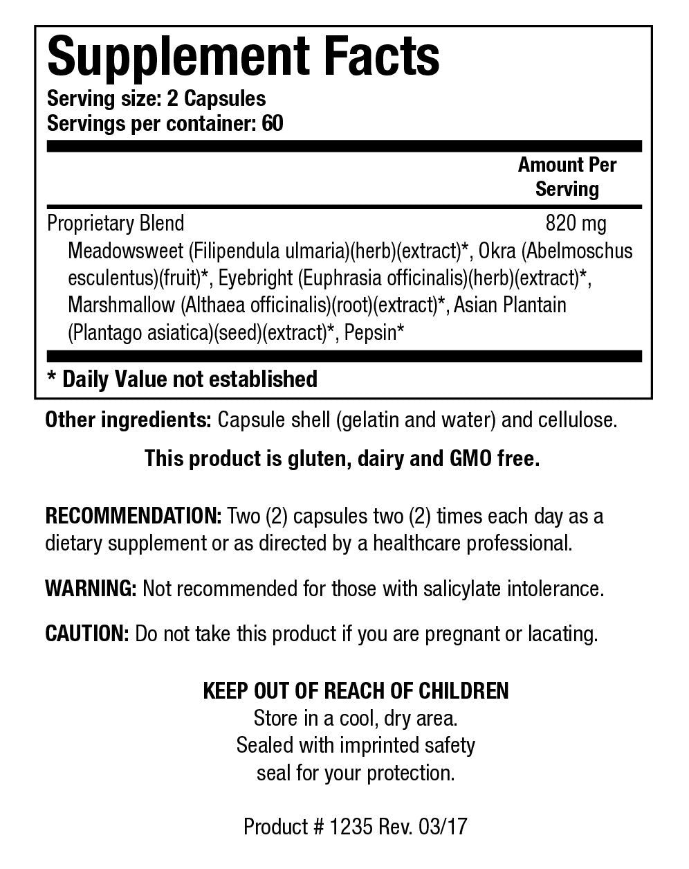 Biotics Research HCl-Ease Doctor-Formulated Botanical Blend Plus Pepsin, Healthy Digestion, Gastric and Esophageal Comfort. 120 Capsules