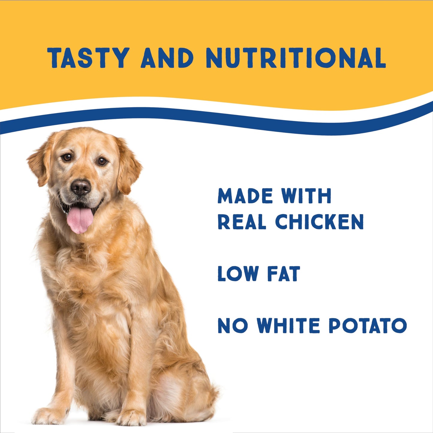 Ultra Chewy Cheeseburgers: Long-Lasting Treats Made in USA for Large and Small Breeds, Highly Digestible, Made with Real Chicken (3 Pack)