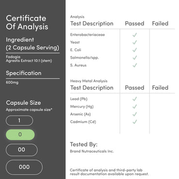 Fadogia Agrestis 600mg Per Serving (180 Capsules) Powerful Extract to Support Athletic Performance (Third Party Tested, Non-GMO, Vegan, Gluten Free) by Double Wood