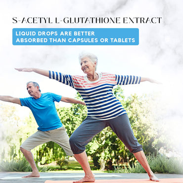 Absonutrix S-Acetyl L-Glutathione 100 mg per Serving 4 oz Liquid 200 Servings, Helps Detoxify Body, Boosts General Health, Helps Boost Energy Level, Quick Absorption, Gluten-Free, Made in USA,