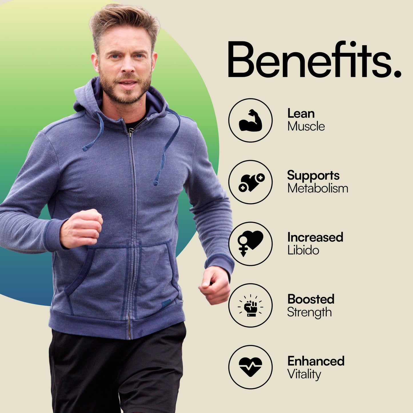 Heylo Man UP Men’s Vitality Supplement with Ashwagandha, Shilajit, Zinc, Tongkat Ali, DIM, Quercetin & BioPerine – Supports Energy, Hormone Balance & Stress – 60 Capsules