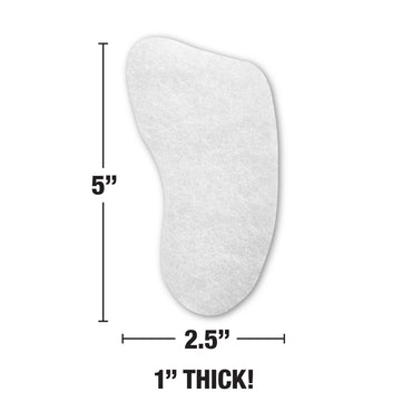 HartFelt Foot Exfoliating Sponge | Chemical-Free Foot Scrubbers for Smooth & Soft Feet | Gentle Sponge Pad for Callus Removal, Dead Skin & Cleansing | Made in USA