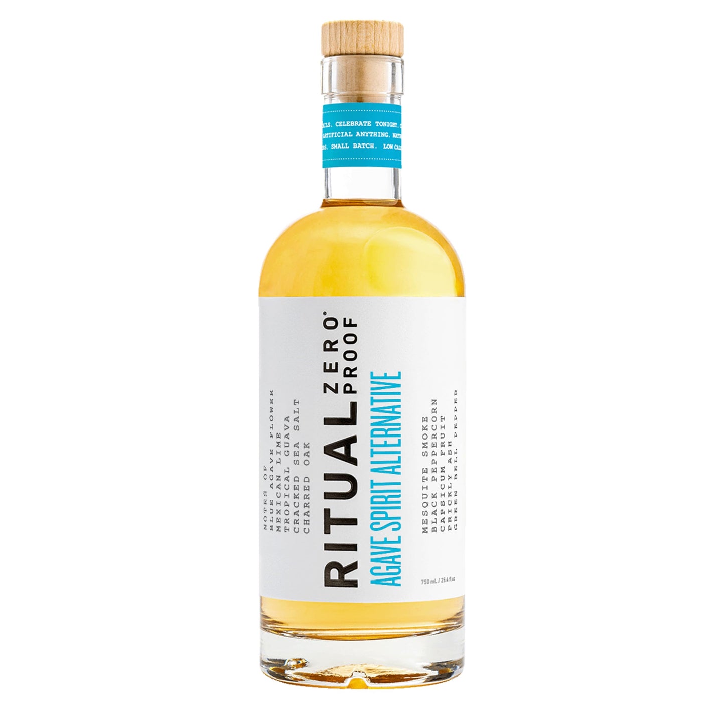 RITUAL ZERO PROOF Agave Spirit Alternative | Award-Winning Non-Alcoholic Spirit | 25.4 Fl Oz (750ml) | Zero Calories | Sustainably Made in USA | Make Delicious Alcohol Free Cocktails