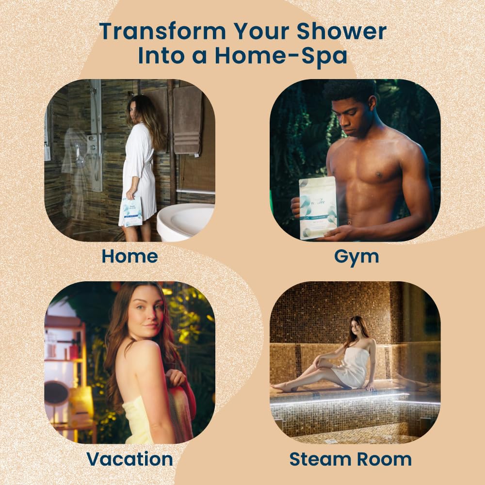 Body Restore Shower Steamers Aromatherapy 15 Pack - Birthday Gifts for Women, Men, Travel Essentials, Stress Relief, Relaxation, Self Care, Bath Bombs - Citrus