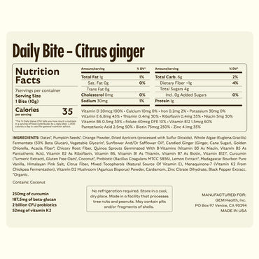 GEM Cognition Bundle - Natural Brain Health Supplement for Focus, Memory, Stress Support & Relaxation | with B-Vitamins, Magnesium, Turmeric & Adaptogens | Plant-Based Whole Food Vitamins, Vegan