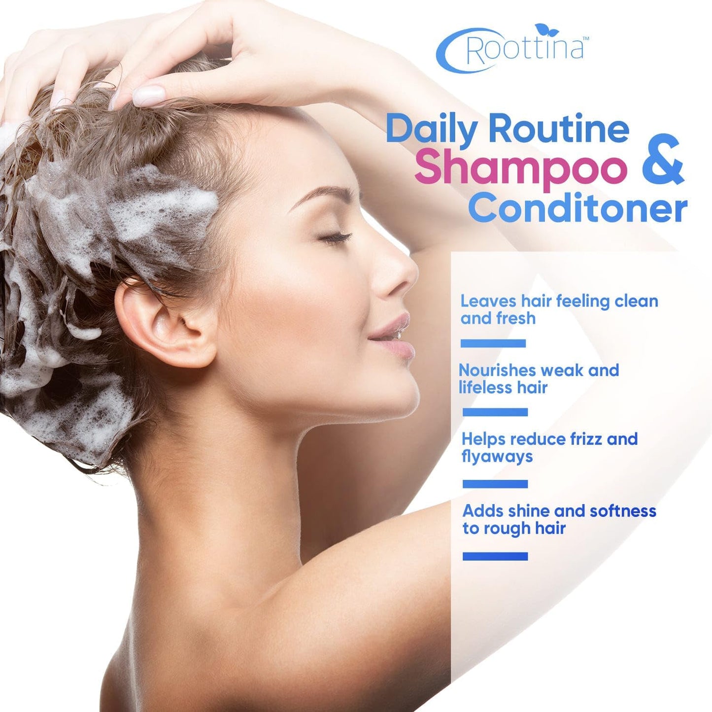 Hair Thickening Shampoo and Conditioner Set for Thinning Hair and Hair Loss Concerns – Volumizing Formula With Biotin & DHT Blockers, Sulfate-Free, Color-Safe, for Women & Men, Made in USA, 16fl oz x2