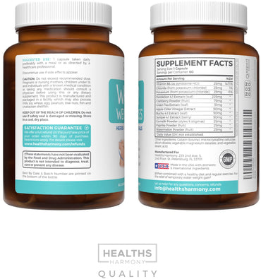 Natural Diuretic Water Pills (2 Month Supply) Relief from Bloating, Swelling, Water Retention, Water Weight Loss - Dandelion, Potassium, & Green Tea Herbal Supplement - for Women & Men - 60 Capsules