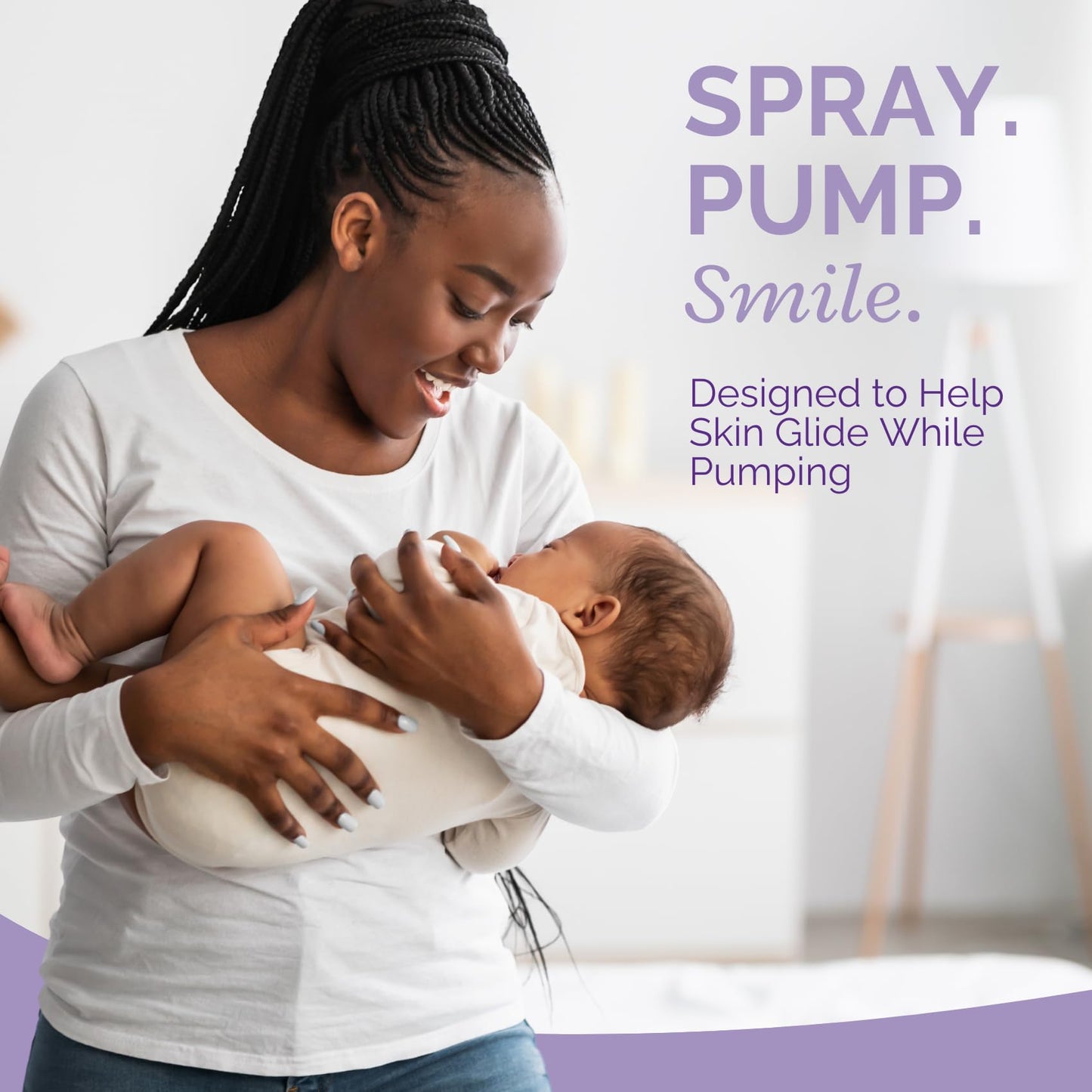 CoBoo Pumping Spray 2 Fl Oz | Organic Skin Lubricant for Breast Pumping | Pump Flange Spray for Breast Shields | Vegan & Lanolin Free, Made in USA | Helps Sore Nipples & Clogged Milk Ducts