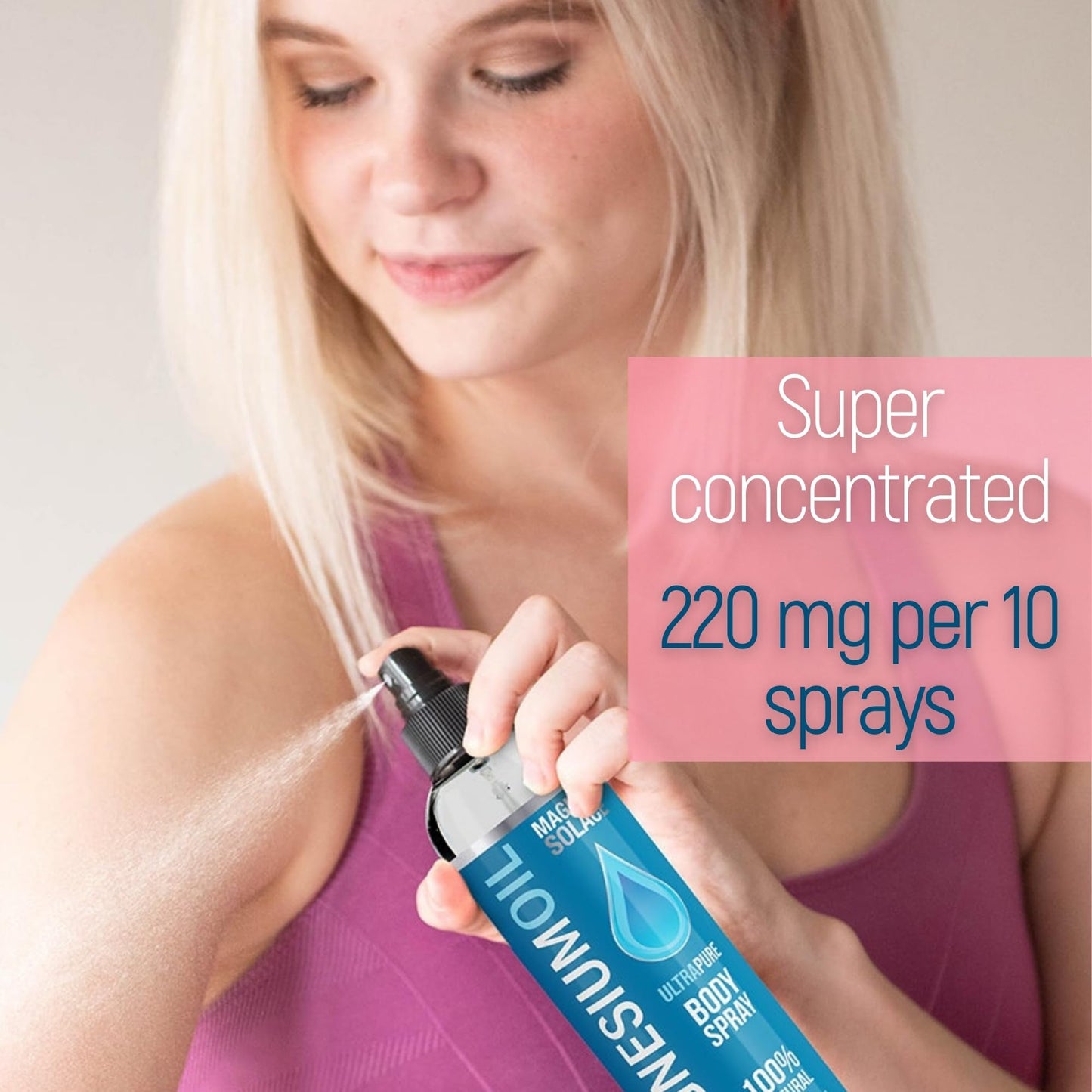 Pure Magnesium Oil Spray - 100% Natural Magnesium Spray - Sourced from The Dead Sea Topical Magnesium