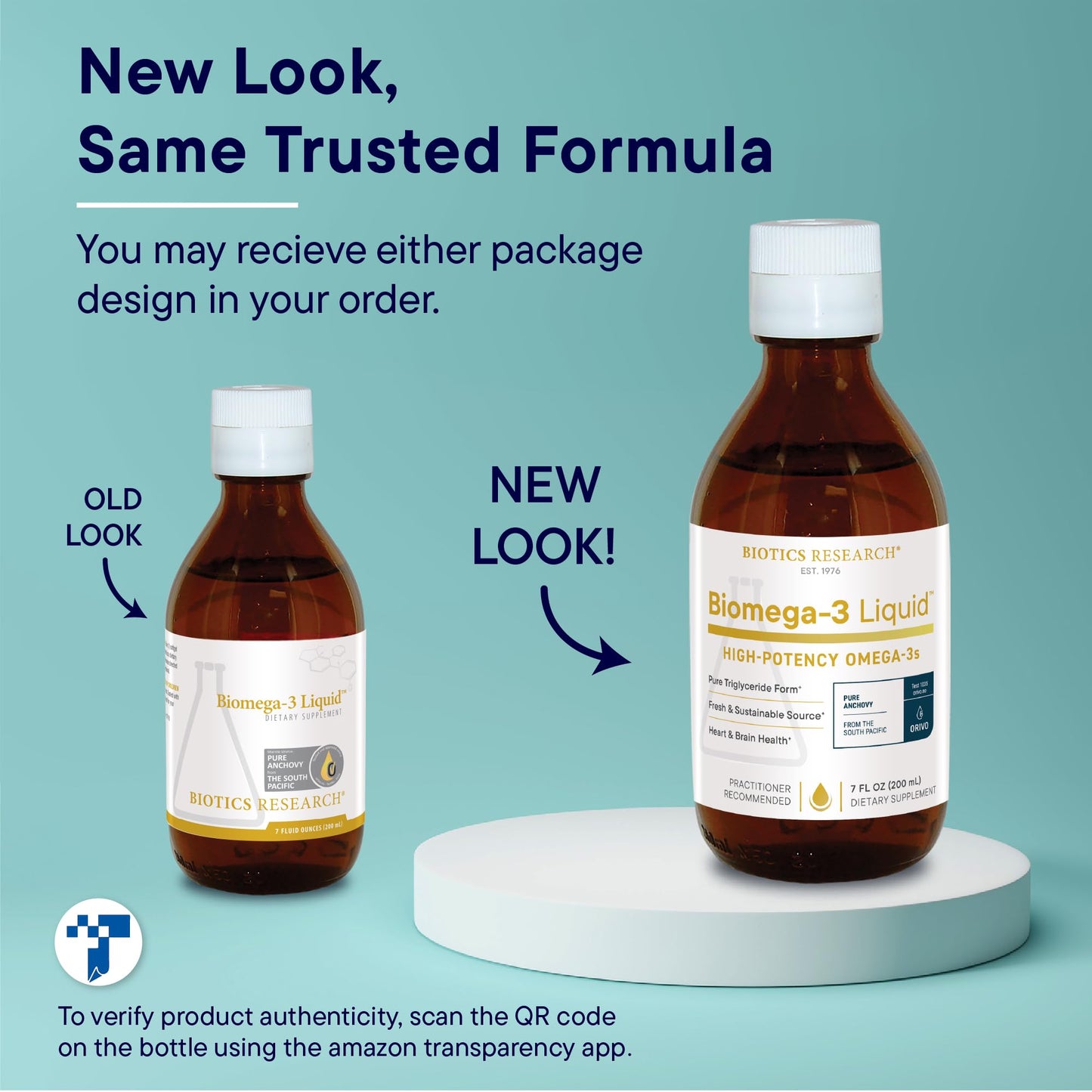 Biotics Research Biomega 3 Liquid™ Highly Concentrated Omega 3 Fish Oil Liquid, Sustainably Sourced, Traceable, Pure 2490 mg of EPA DHA Omega 3 Fatty Acids per TSP 1040 mg DHA 7 Fl Ounces 200ml 40 SVG