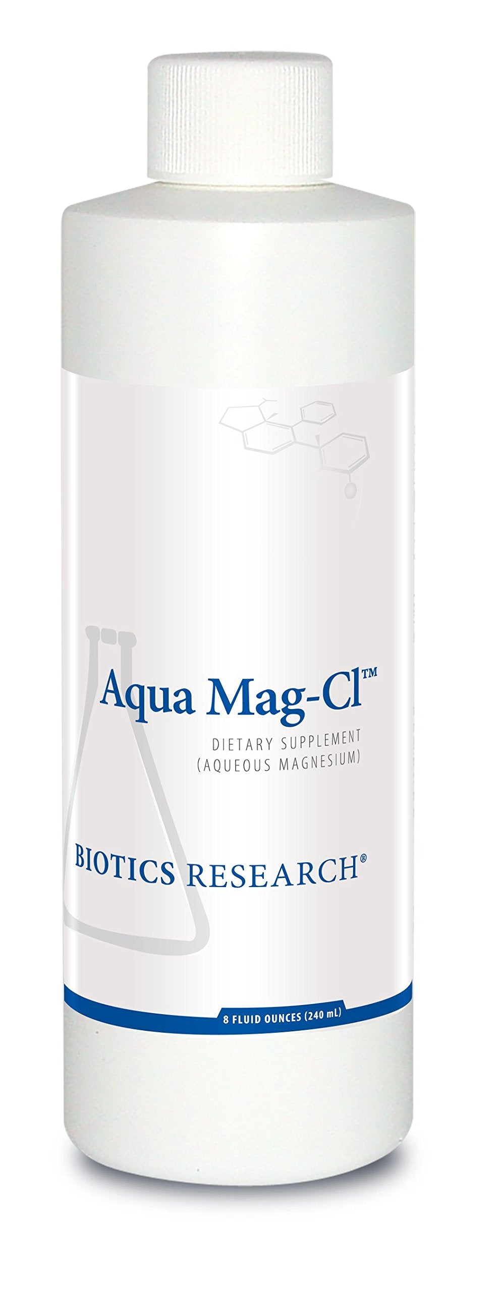 Biotics Research Aqua Mag-Cl™ Easy to Take Liquid Formula, 200 mg Magnesium, Bioavailable, Promotes Relaxation, Cardiovascular Health, Bone Strength, Improves Sleep 8 Fluid Ounces