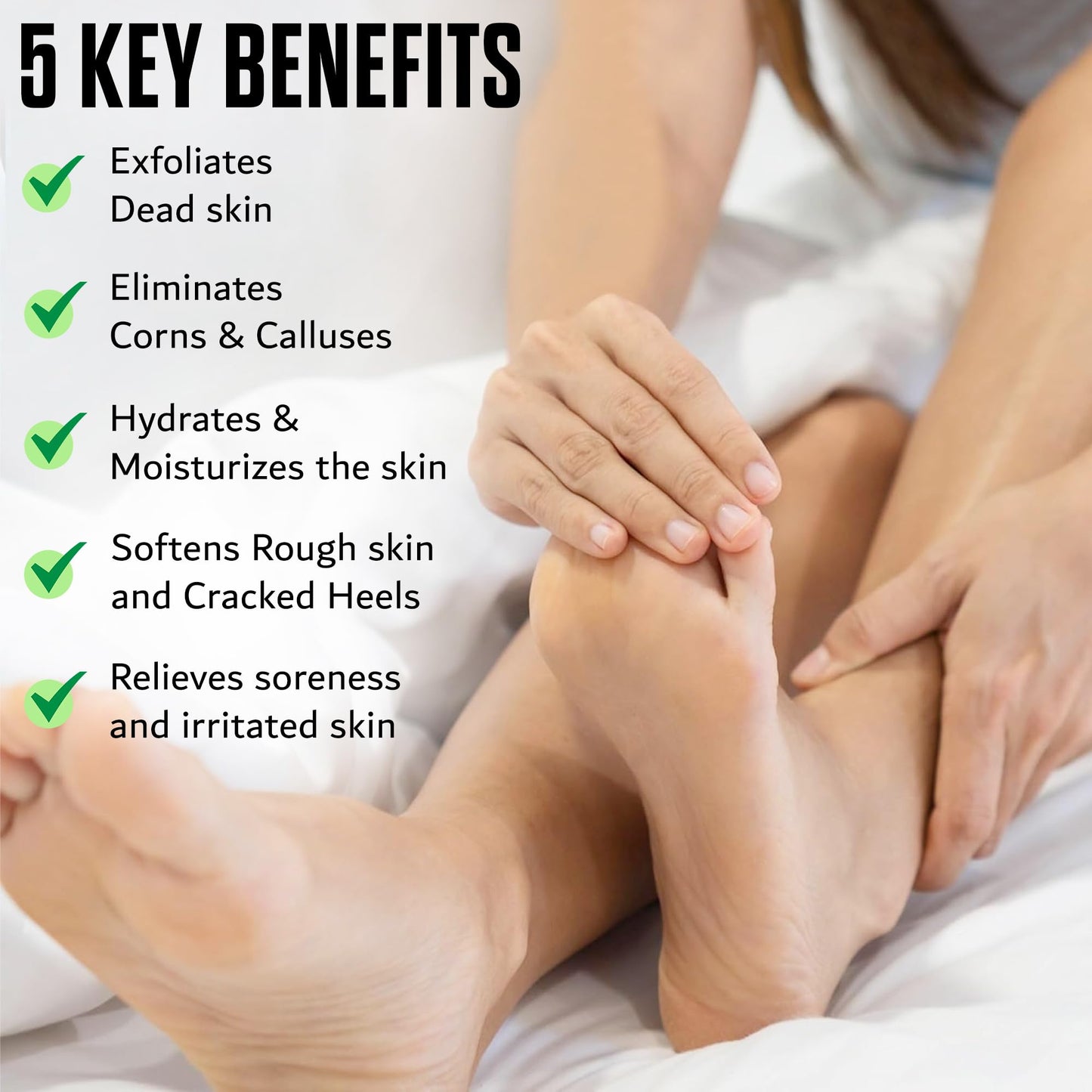 Tea Tree Oil Balm – Moisturizer for Dry Cracked Feet – Instantly Hydrates & Soothes Irritated Skin & Athlete's Foot – Best Care for Women and Men – Made in USA