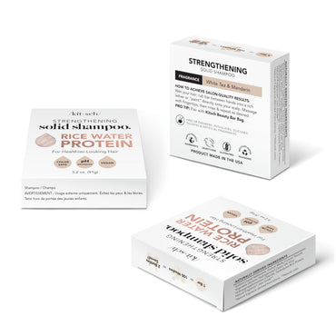 Kitsch Rice Water Shampoo Bar - Dry Hair Shampoo & Soap Bar for Hair Care - Women and Mens Shampoo - Strengthens Damaged Hair - Vegan, Paraben-Free, Sulfate-Free – All Hair Types, Made in USA - 3.2oz