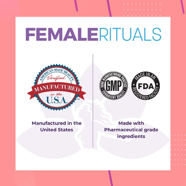 FEMALE RITUALS Boric Acid Suppositories for Women 600mg 30 Pack - Odor & Yeast Solution Boric Acid Suppository - Vaginal Suppository for PH Balance & Vaginal Health - Vaginitis Solution for Women