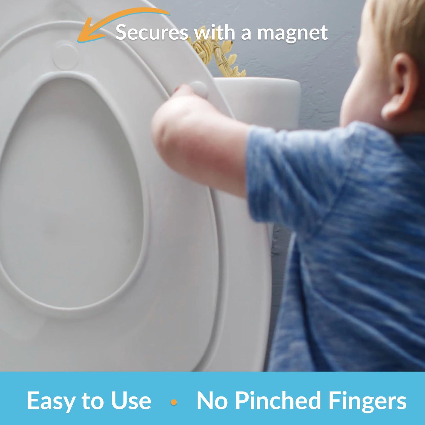 Mayfair NextStep2 Toilet Seat with Toddler Potty Training Seat Built-In, Slow Close, Easy Clean, Magnetic Removable Kids Seat, Made in USA