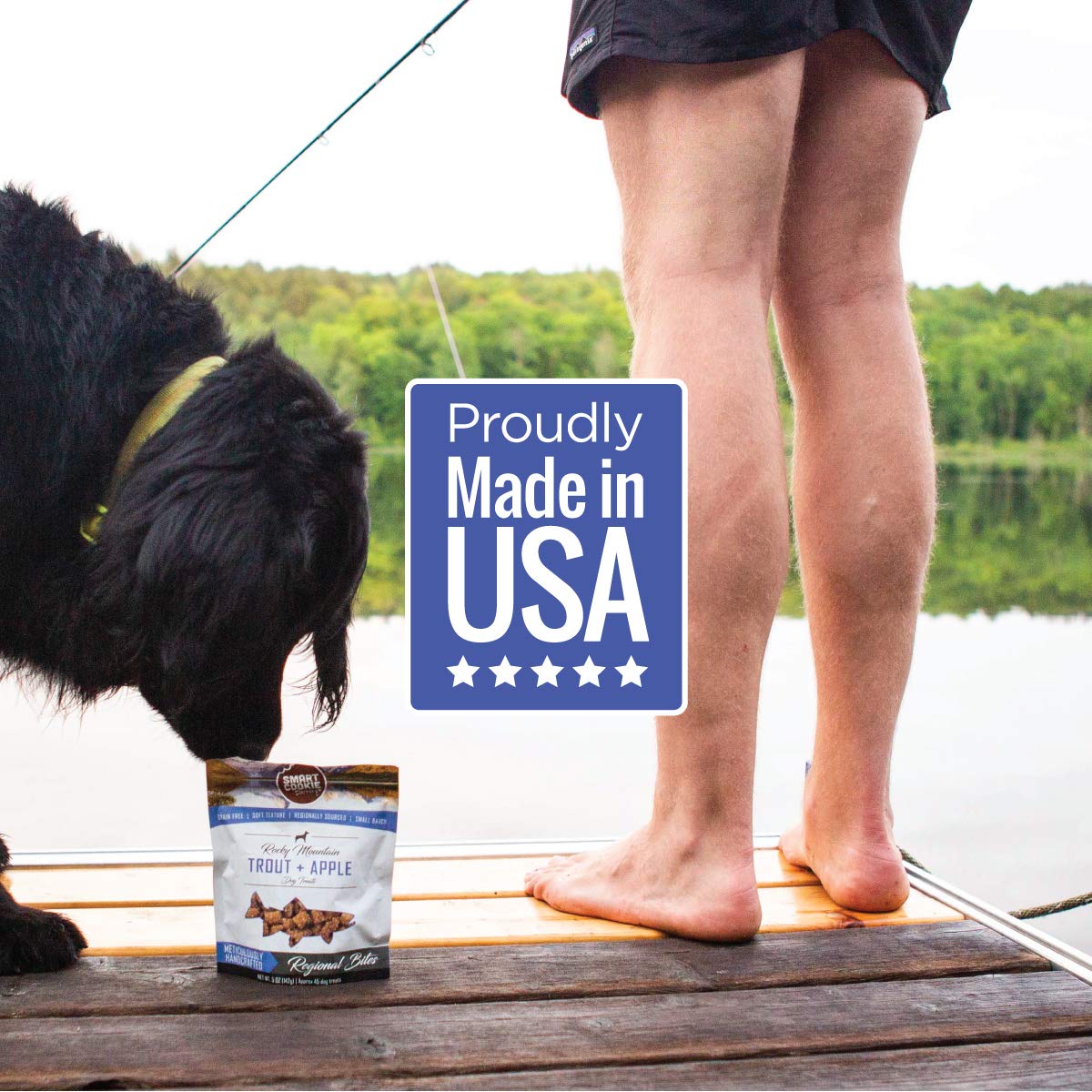 Smart Cookie All Natural Soft Dog Treats - Healthy Dog Treats for Allergies, Sensitive Stomachs - Chewy, Grain Free, Human-Grade, Made in The USA - 5oz Bag