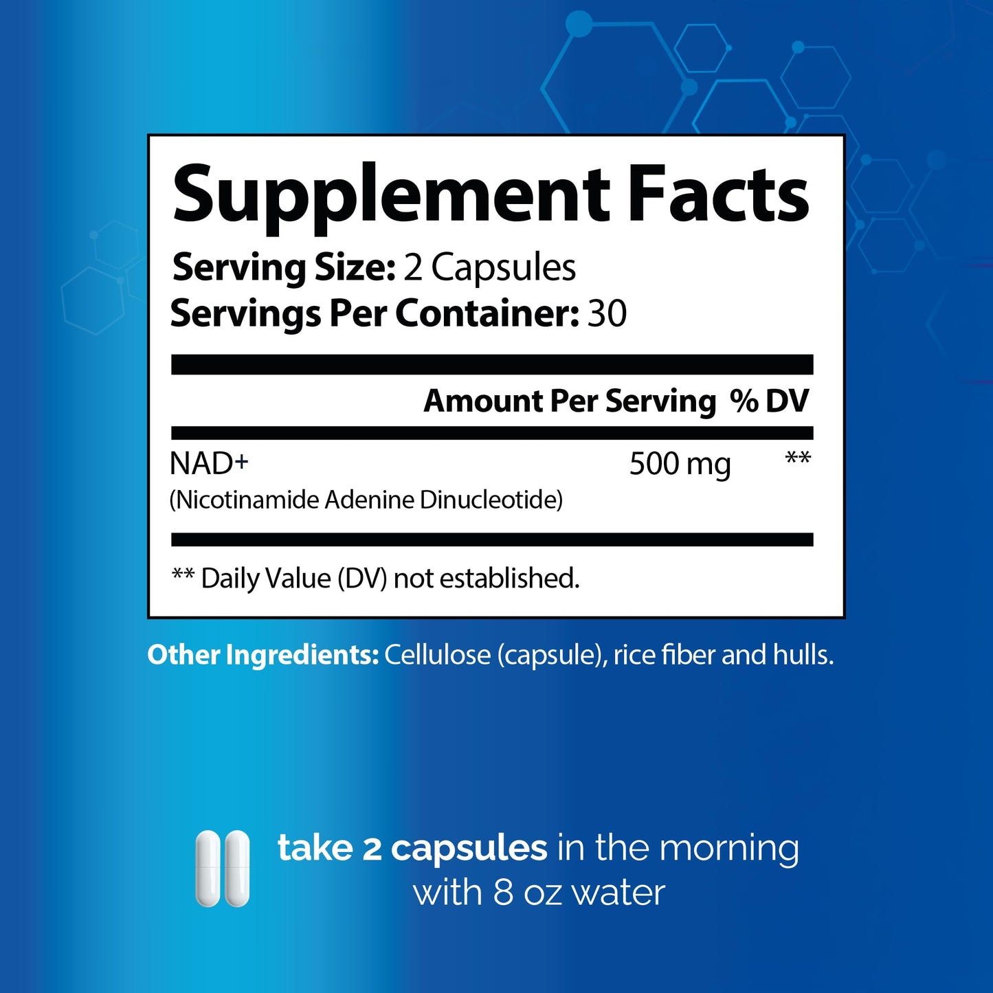 HARMONIFY NAD Supplement 60 Capsules, Proudly USA Company, Non-GMO & Gluten Free, 1 Month Serving, 1000 Mg Per Serving