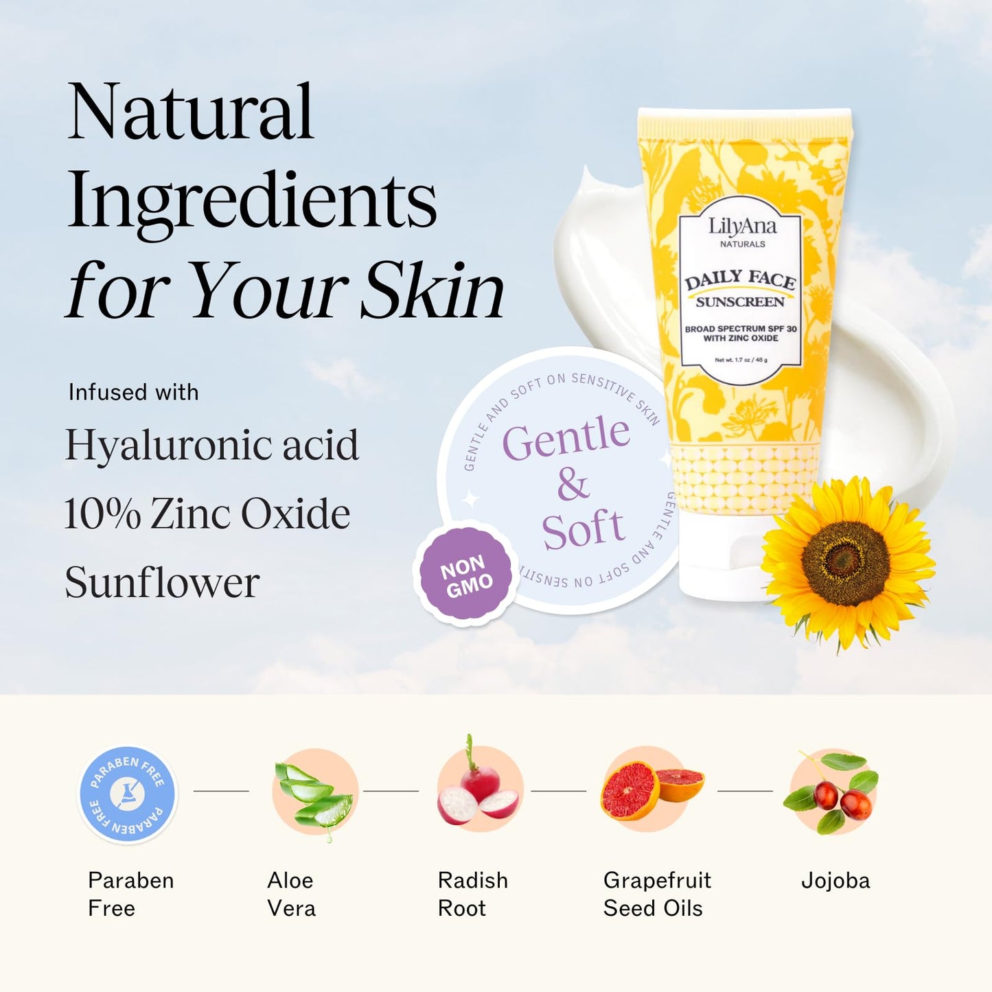 LilyAna Daily Sunscreen SPF 30 1.7oz (1-pack)