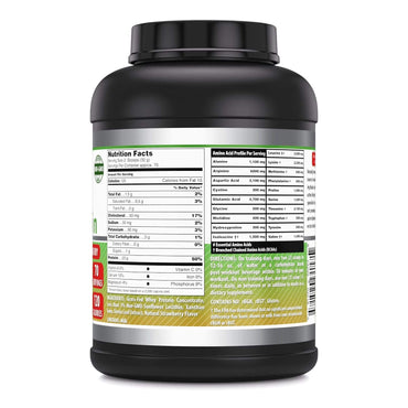 Amazing Formulas Grass Fed Whey Protein Supplement | Strawberry Flavor | 25 G Protein | Non-GMO | Gluten-Free | Made in USA